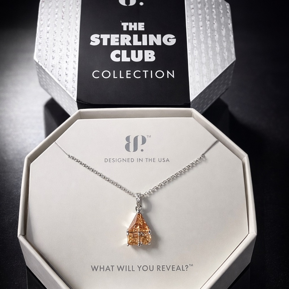 BP Smokey Topaz on Sterling Silver Necklace